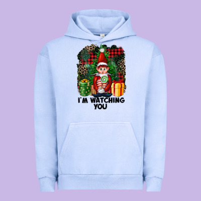 I'm Watching You Elf Urban Hoodie Designed By Fadigitalartstudio