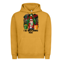 Pigment Peanut Butter I'm Watching You Elf Urban Hoodie - FaDigitalArtStudio