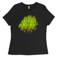 Black halloween patch Ladies Tee - BundleAndBundleShop