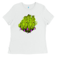 White halloween patch Ladies Tee - BundleAndBundleShop
