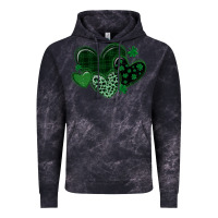 Cloud Black leopard hearts st patricks day Vintage Hoodie - MaliasSmallBusiness
