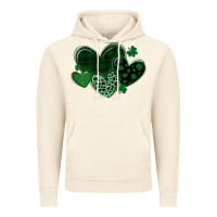Vintage Artic leopard hearts st patricks day Vintage Hoodie - MaliasSmallBusiness