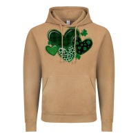 Vintage Camel leopard hearts st patricks day Vintage Hoodie - MaliasSmallBusiness