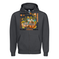 Smoke Thankful Zipper Hoodie - texasbilliewilder