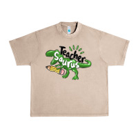French Oak teacher saurus Urban Heavy Tee - MaliasSmallBusiness