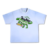 Grape Ice teacher saurus Urban Heavy Tee - MaliasSmallBusiness