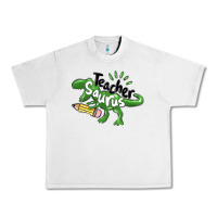 Lunar Rock teacher saurus Urban Heavy Tee - MaliasSmallBusiness