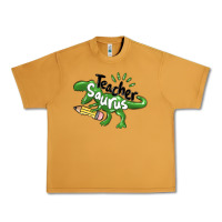 Peanut Butter teacher saurus Urban Heavy Tee - MaliasSmallBusiness