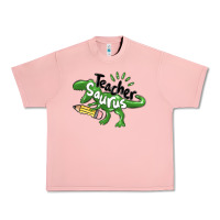 Salmon teacher saurus Urban Heavy Tee - MaliasSmallBusiness