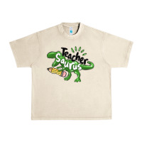 Sandshell teacher saurus Urban Heavy Tee - MaliasSmallBusiness