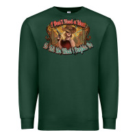 Sports Green I don't need a man Cowgirl western Premium Sweatshirt - HowdyJamesFarm