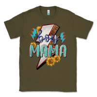 Army Green boy mama lightning bold Classic Tee - NancyCooperArtShop