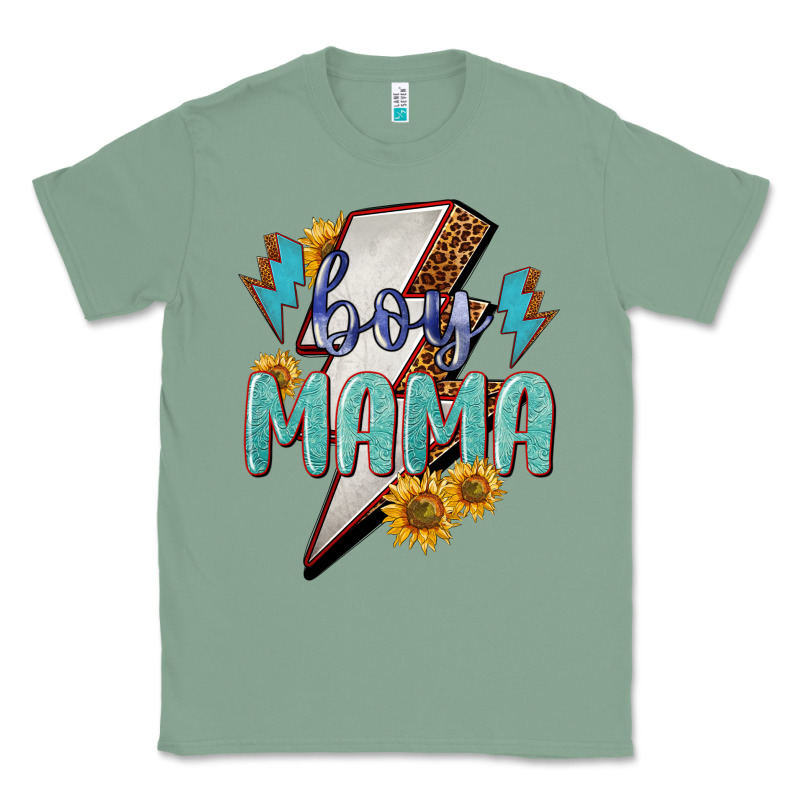 Boy Mama Lightning Bold Classic Tee by NancyCooperArtShop | Teevron