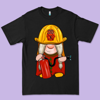 Firefighter Gnomes Premium Tee Designed By Artiststas