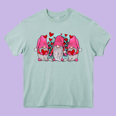 Gnomies Valentines Day Heavy Core Tee Designed By Jahusdesignshop