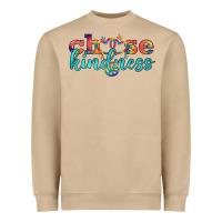 Mushroom Lgbtq Choose Kindness With Heart And Peace Heavyweight Sweatshirt - BundleAndBundleShop