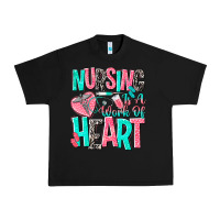 Black nursing is a work of heart Urban Heavy Tee - NancyCooperArtShop