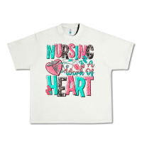 Pistachio nursing is a work of heart Urban Heavy Tee - NancyCooperArtShop