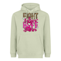Matcha Fight believe hope survive Cancer Awareness Heavyweight Hoodie - HowdyJamesFarm