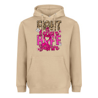 Mushroom Fight believe hope survive Cancer Awareness Heavyweight Hoodie - HowdyJamesFarm