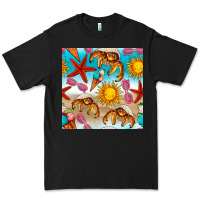 Black beach seamless pattern Premium Tee - BundleAndBundleShop