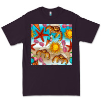 Plum beach seamless pattern Premium Tee - BundleAndBundleShop