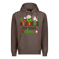 Coffee medical records claus Premium Hoodie - CowGirlArtShop