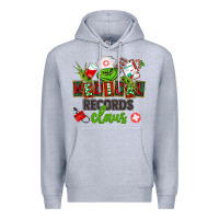 Heather Grey medical records claus Premium Hoodie - CowGirlArtShop
