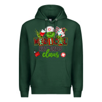 Sports Green medical records claus Premium Hoodie - CowGirlArtShop