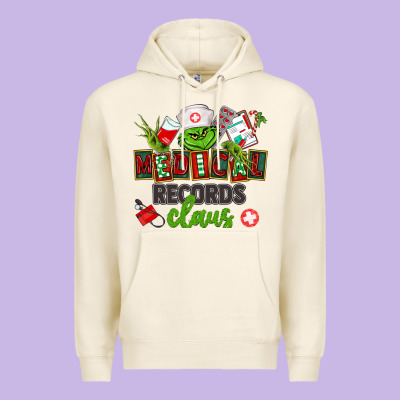 Medical Records Claus Premium Hoodie Designed By Cowgirlartshop