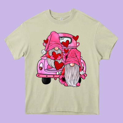 Farm Truck,gnomies Valentines Heavy Core Tee Designed By Jahusdesignshop