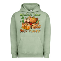 Pigment Oil Green whatever spices your pumpkin Urban Hoodie - BundleAndBundleShop
