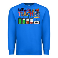 True Royal battery life of teacher Premium Sweatshirt - CowGirlArtShop