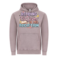 Vintage Zinc reading fiction is my addiction Vintage Hoodie - MaliasSmallBusiness