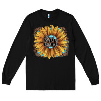 Black Shine Brighter Long Sleeve Tee - JahusDesignShop