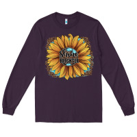 Plum Shine Brighter Long Sleeve Tee - JahusDesignShop