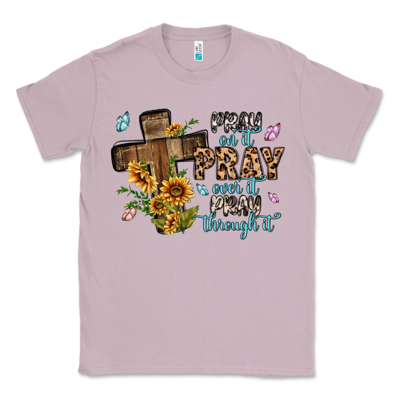 Pray On It Pray Over It Pray Through It Classic Tee by MaliasSmallBusiness | Teevron