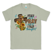 Matcha pray on it pray over it pray through it Classic Tee - MaliasSmallBusiness