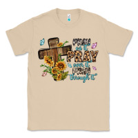 Mushroom pray on it pray over it pray through it Classic Tee - MaliasSmallBusiness