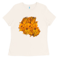 Bone halloween patch Ladies Tee - BundleAndBundleShop