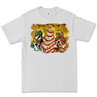 Dove Grey christmas tree cake and christmas pattern ado Premium Tee - AdoDesignShop