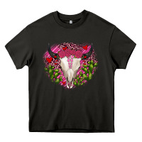 Asphalt bull skull cactus valentines Heavy Core Tee - JahusDesignShop