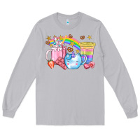 Moon Dust Unicorn Coffee Cup With Star Bbs Long Sleeve Tee - BundleAndBundleShop
