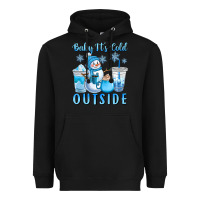 Black baby it's cold outside Heavyweight Hoodie - CowGirlArtShop