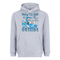 Heather Grey baby it's cold outside Heavyweight Hoodie - CowGirlArtShop