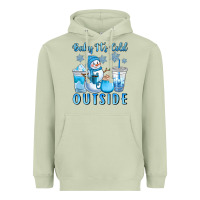 Matcha baby it's cold outside Heavyweight Hoodie - CowGirlArtShop