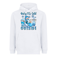 White baby it's cold outside Heavyweight Hoodie - CowGirlArtShop