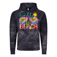 Cloud Black salty beach Vintage Hoodie - MaliasSmallBusiness