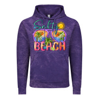 Cloud Purple salty beach Vintage Hoodie - MaliasSmallBusiness