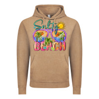 Vintage Coffee salty beach Vintage Hoodie - MaliasSmallBusiness